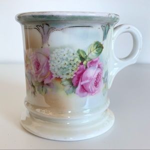 Antique Floral Rose Shaving Mug